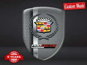 Cadillac Decal Autoadesive Stile Lusso Adesivi Cupola Custom ST